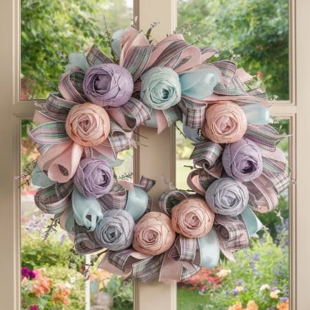 Spring time Floral Wreath